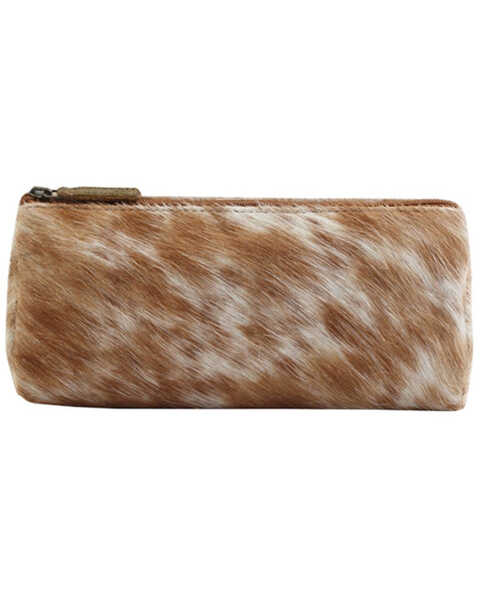 Myra Women's Leather & Cowhide Multi-Pouch, Brown, hi-res