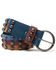 Image #1 - Free People Women's Tres Amore Studded Waist Belt, Blue, hi-res