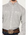 Image #3 - George Strait by Wrangler Men's Geo Print Long Sleeve Button-Down Stretch Western Shirt , Black, hi-res