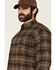 Image #2 - Ariat Men's Rebar Flannel Durastretch Long Sleeve Button-Down Stretch Work Shirt, Green, hi-res