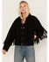 Image #1 - Understated Leather Women's Howling Moon Fringe Jacket, Black, hi-res