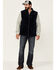 Image #2 - Moonshine Spirit Men's Kern Valley Faux Fur Zip-Front Fleece Vest, Navy, hi-res