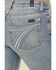 Image #2 - 7 For All Mankind Women's Santa Rosa Mid Rise Tailorless Dojo Bootcut Denim Jeans, Medium Wash, hi-res