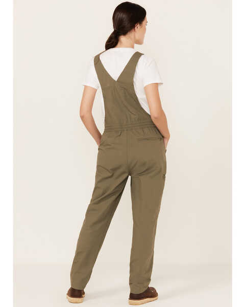 Image #4 - Carhartt Women's Force® Relaxed Fit Ripstop Bib Overalls , Olive, hi-res