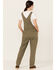 Image #4 - Carhartt Women's Force® Relaxed Fit Ripstop Bib Overalls , Olive, hi-res