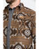 Image #4 - Powder River Outfitters Men's Southwestern Jacquard Shirt Jacket , Brown, hi-res