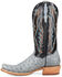 Image #3 - Dan Post Men's Brady Exotic Ostrich Western Boots - Square Toe, Blue, hi-res