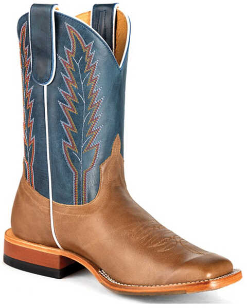 Image #1 - Macie Bean Women's A Square Deal Western Boots - Broad Square Toe , Pecan, hi-res