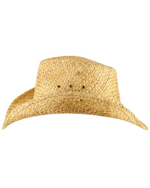 Cody James Men's Maverick Classic Straw Cowboy Hat, Brown, hi-res