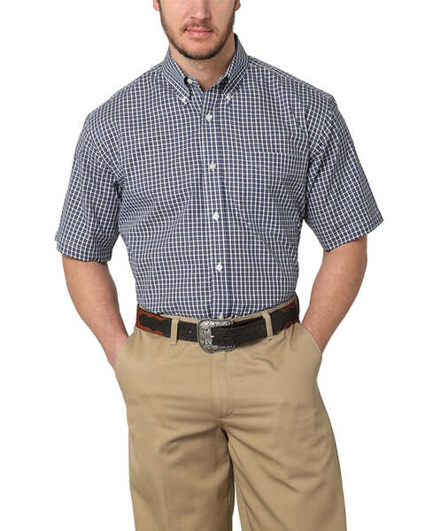 Wrangler Men's Assorted Riata Plaid Button-Down Western Shirt , Multi