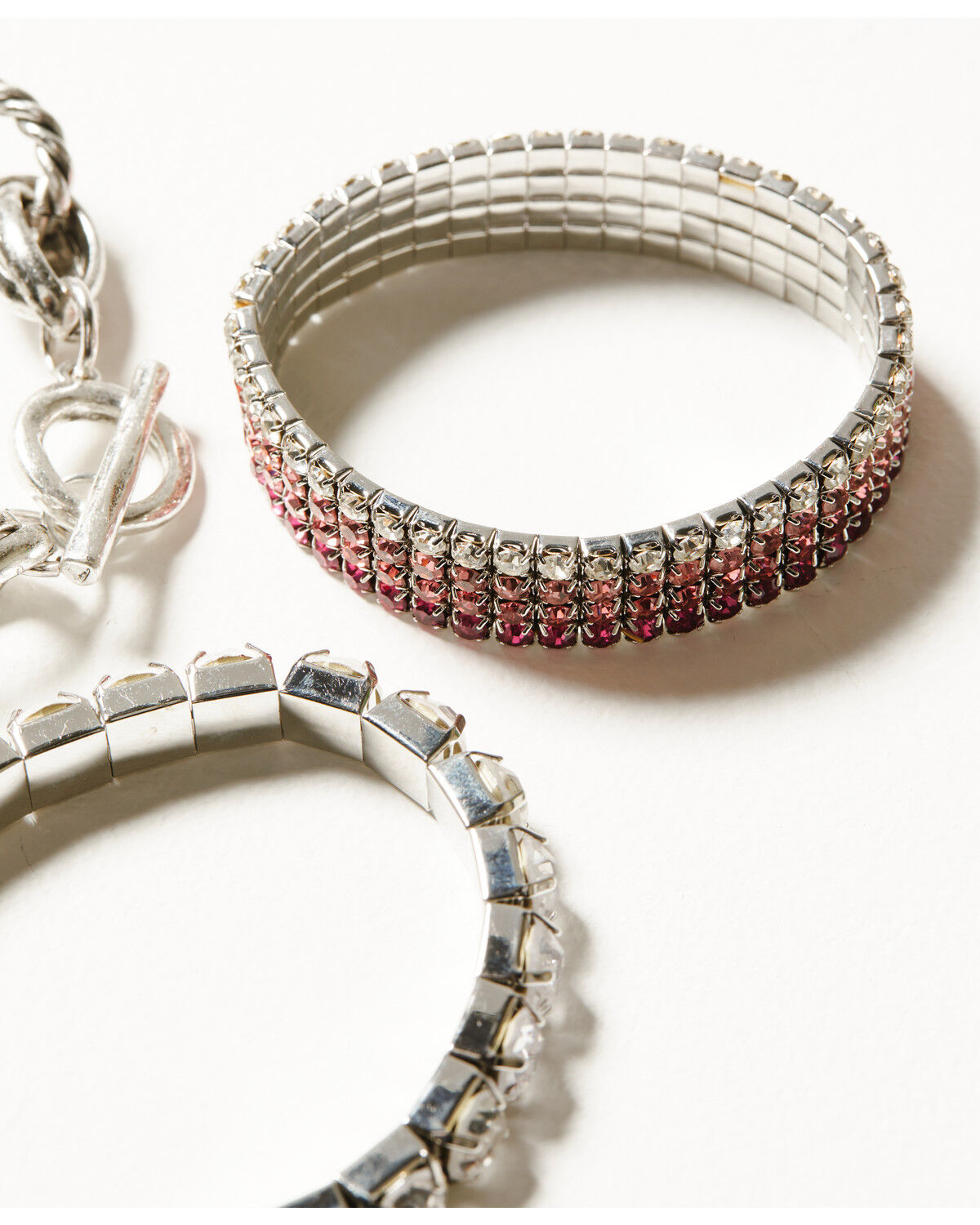 Image #3 - Idyllwind Women's 3-piece Waverly Bracelet Set, Silver, hi-res
