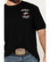 Image #3 - Cowboy Hardware Men's American By Birth Short Sleeve T-Shirt, Black, hi-res