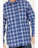 Ariat Men's FR Oz Plaid Print Long Sleeve Snap Work Shirt, Stone, hi-res