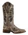 Corral Women's Sequin Wing & Cross Inlay Western Boots - Square Toe, Black, hi-res