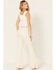 Image #3 - Saints & Hearts Women's High Rise Corduroy Super Flare Jeans, Cream, hi-res
