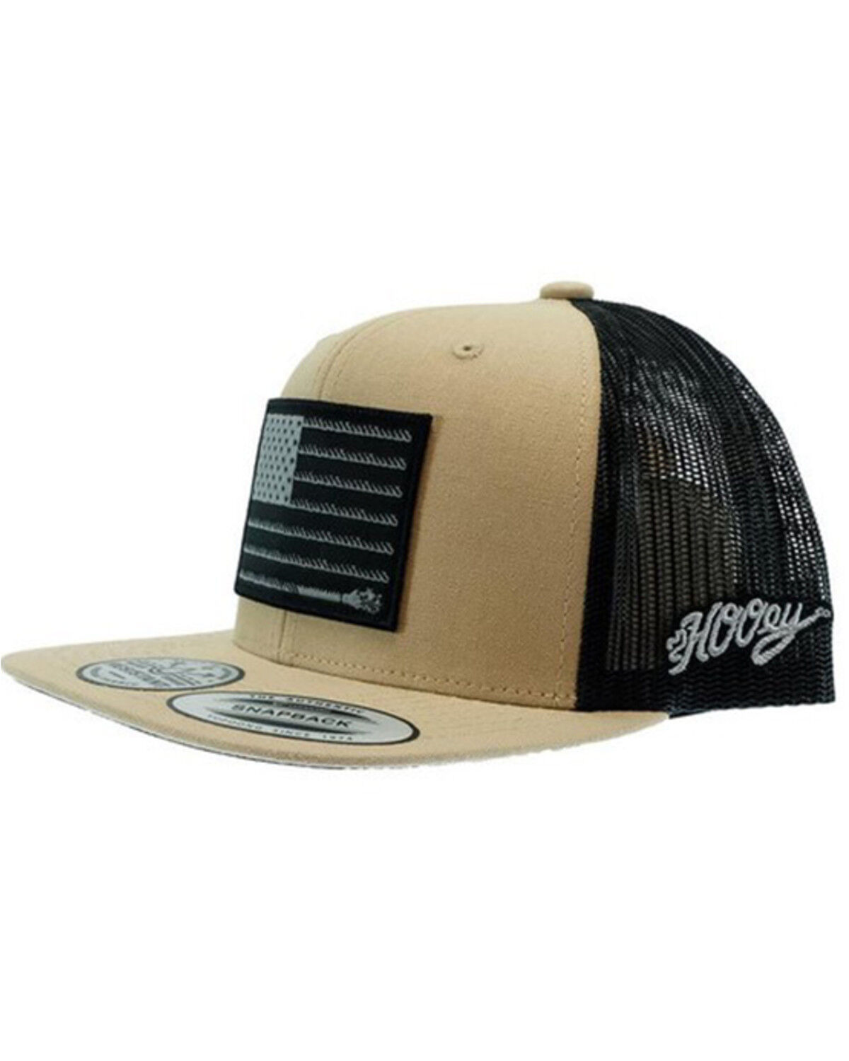 Image #1 - Hooey Men's Liberty Roper Trucker Cap, Tan, hi-res