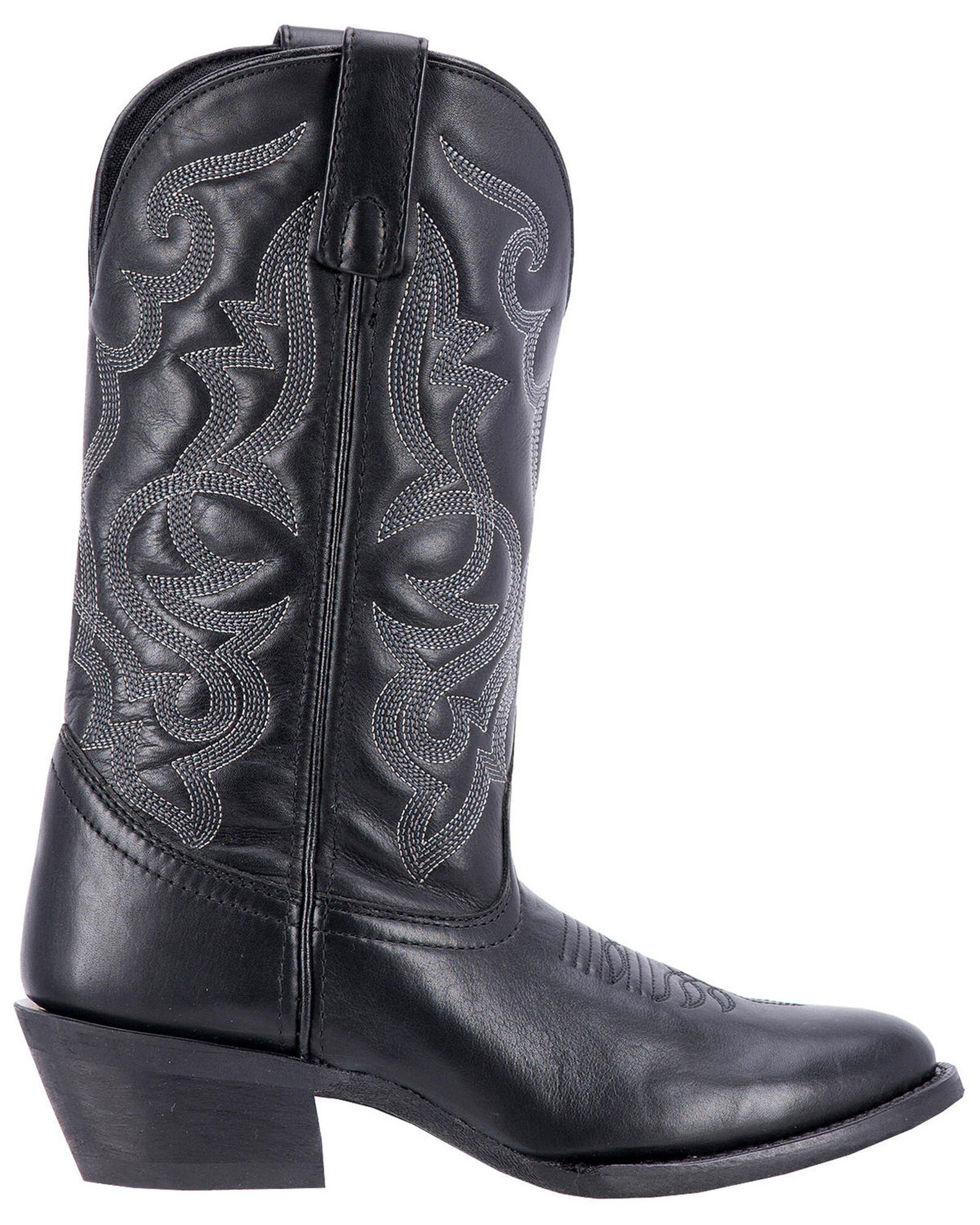 Image #3 - Laredo Women's Maddie Western Boots - Round Toe, Black, hi-res