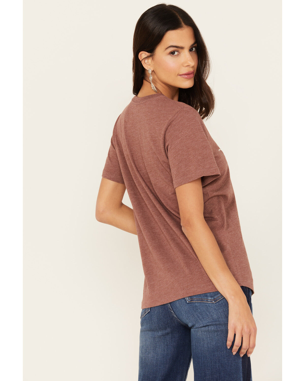 Image #4 - Wrangler Women's Longhorn Short Sleeve Graphic Tee, Brown, hi-res