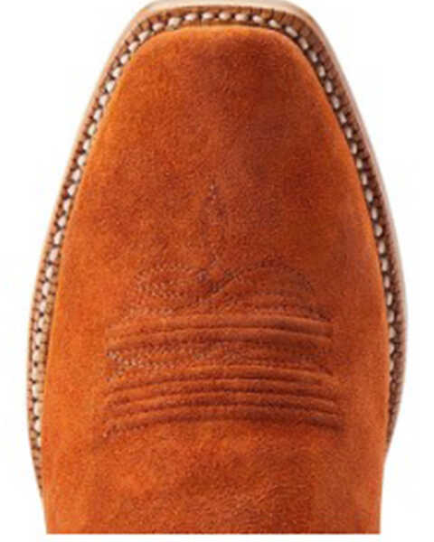 Image #4 - Ariat Men's Futurity Showman Roughout Western Boots - Square Toe, Brown, hi-res