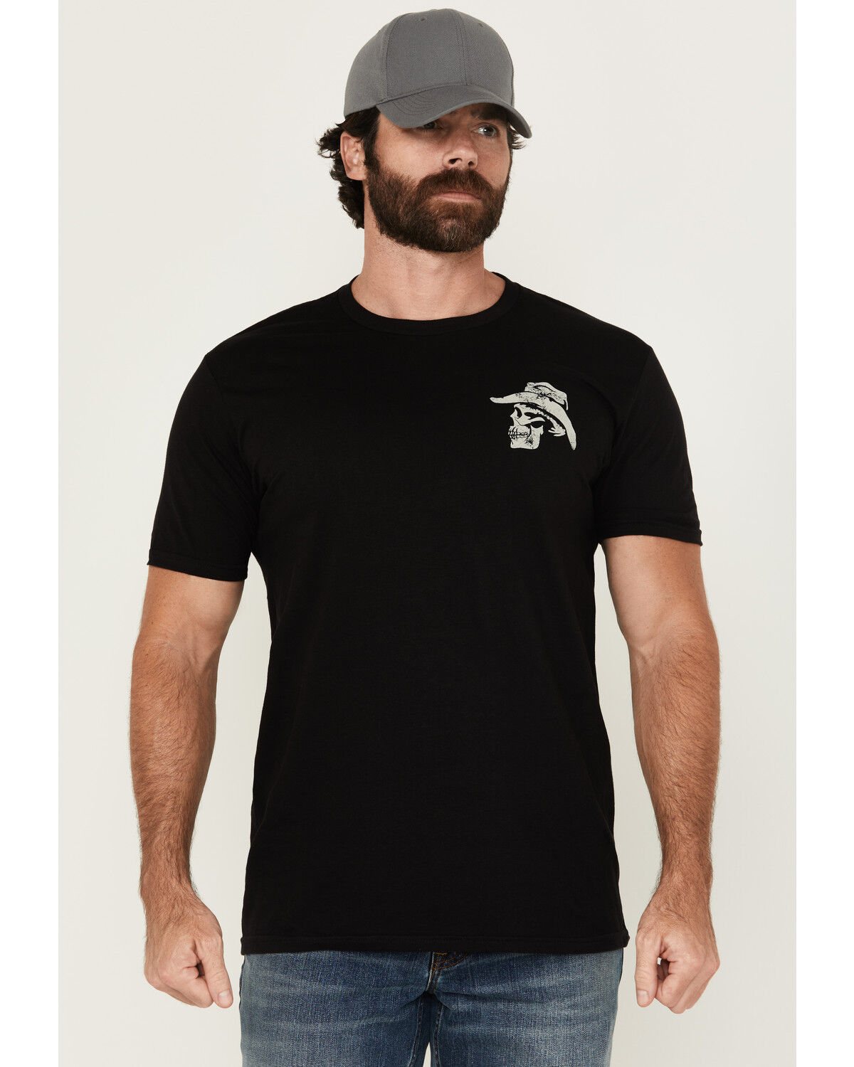 Image #2 - Moonshine Spirit Men's Cowboy Short Sleeve Graphic T-Shirt, Black, hi-res