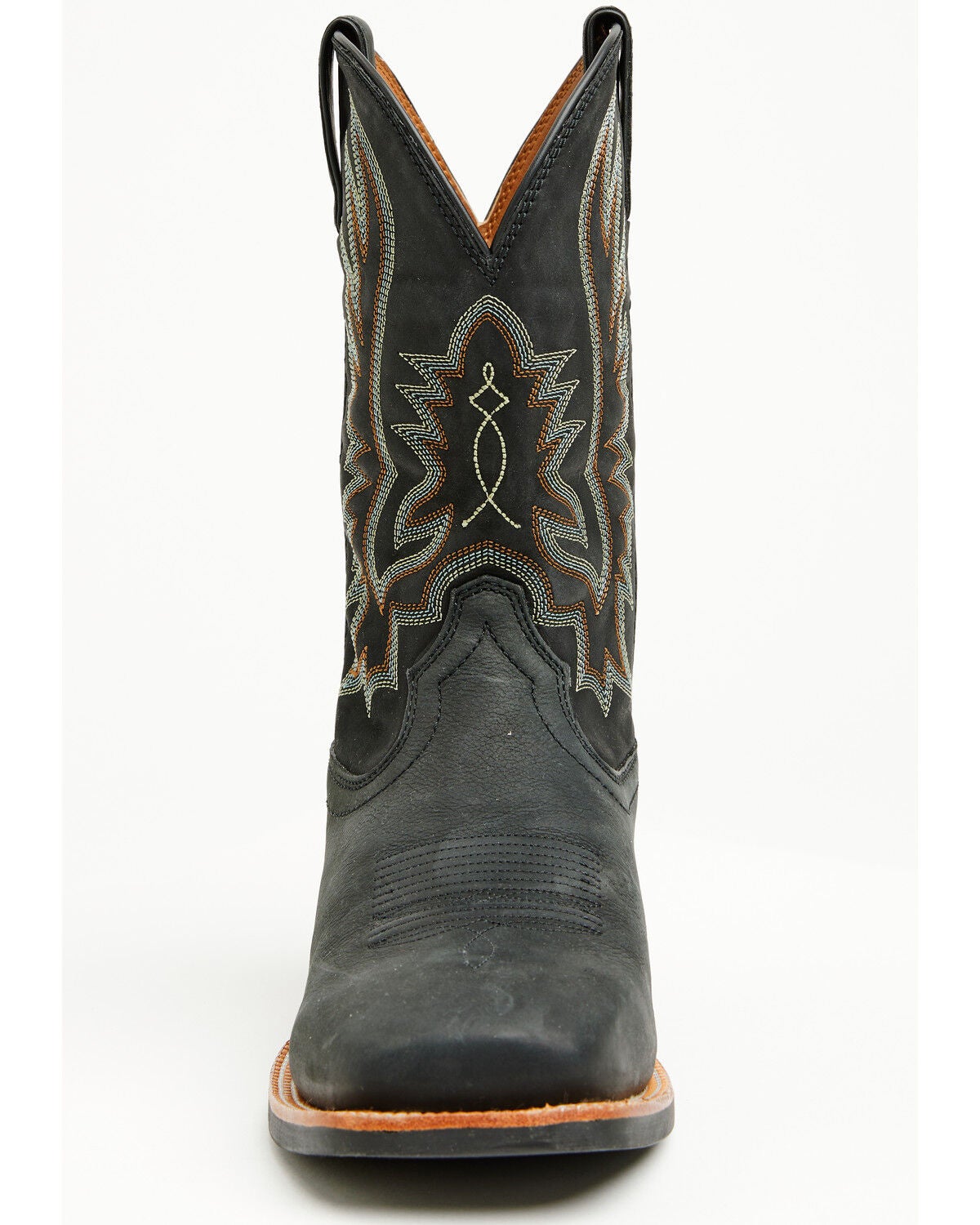 Image #4 - Justin Men's Outlaw Rustle Performance Western Boots - Broad Square Toe, Black, hi-res