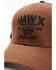 Image #2 - Hawx Men's Logo Ball Cap, Dark Brown, hi-res