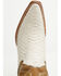 Image #6 - Shyanne Women's Exotic Python Western Boots - Snip Toe, Ivory, hi-res