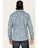 Moonshine Spirit Men's Bayou Born Large Paisley Print Long Sleeve Western Shirt , Light Blue, hi-res