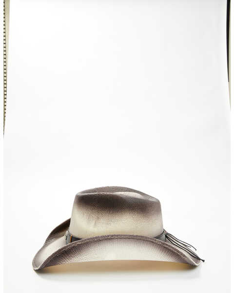 Image #3 - Cody James Tumbleweed Straw Cowboy Hat, Cream/black, hi-res