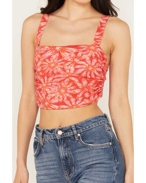 Image #3 - Free People Women's All Tied Up Top, Red, hi-res