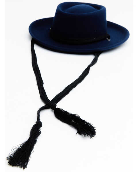 Image #2 - Shyanne Women's Blue Zinnia Western Wool Gambler Hat , Blue, hi-res