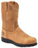 Georgia Boot Men's Farm and Ranch Wellington Boots - Round Toe, Tan, hi-res