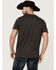 Image #4 - RANK 45® Men's Rodeo Steerhead Short Sleeve Graphic T-Shirt, Charcoal, hi-res