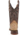 Image #5 - Dan Post Women's Exotic Full Quill Ostrich Western Boots - Broad Square Toe, Taupe, hi-res