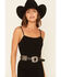 Image #1 - Shyanne Women's Concho Belt, Black, hi-res