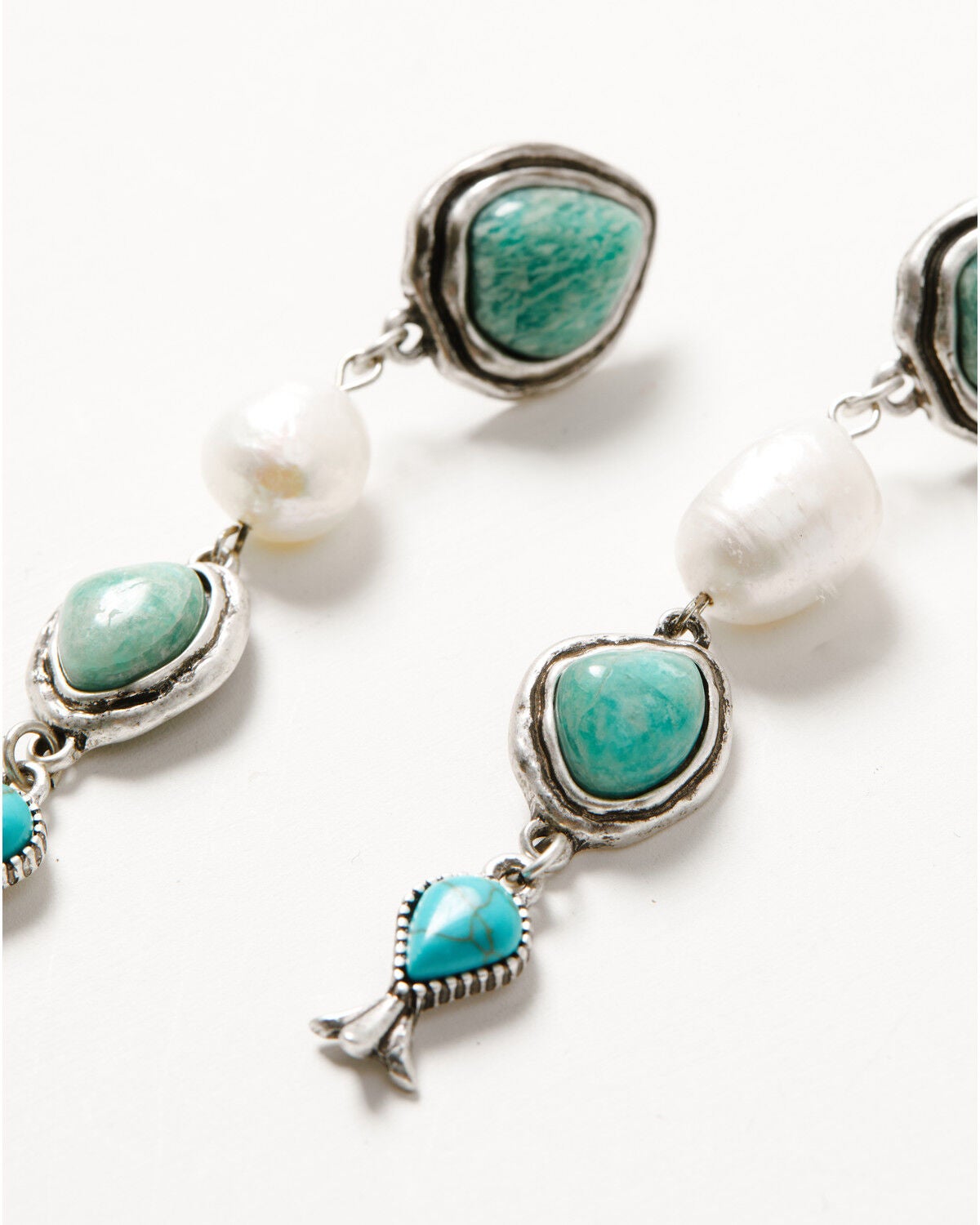 Image #2 - Shyanne Women's Western Romance Earrings, Silver, hi-res