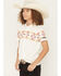 Image #2 - RANK 45&reg; Boys' Josey Border Striped Button-Down Polo Shirt, Cream, hi-res