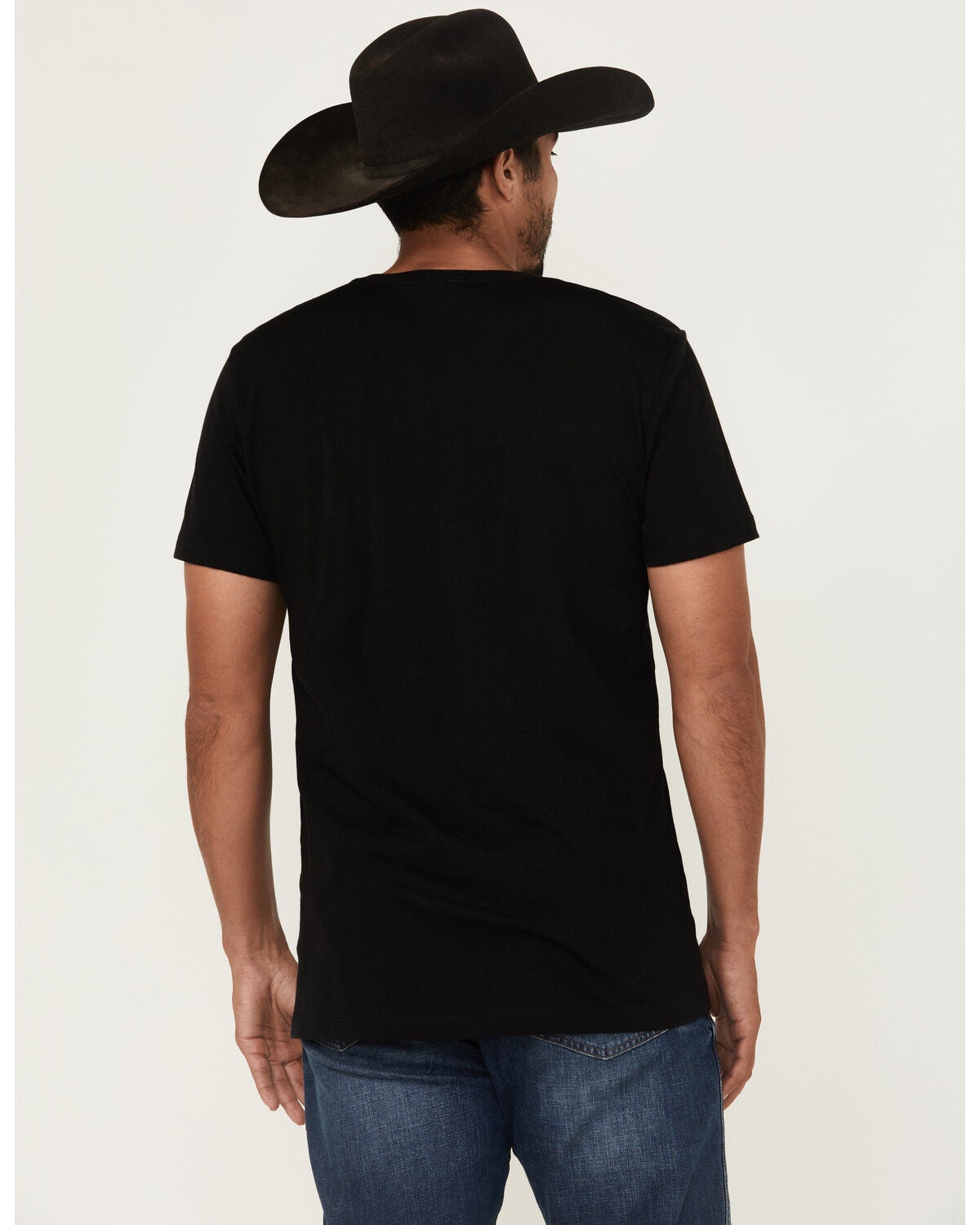 Image #4 - RANK 45&reg; Men's Spirit Cowboy Short Sleeve Graphic T-Shirt, Black, hi-res