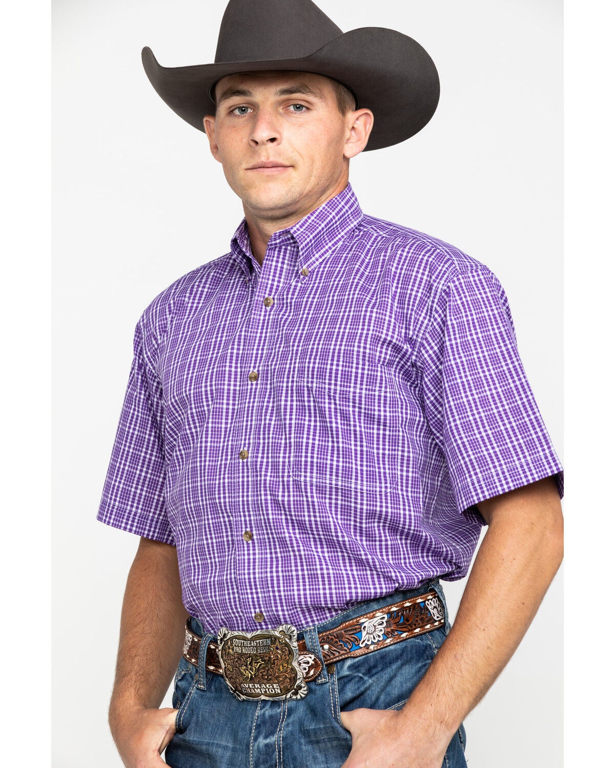 mens wrangler riata short sleeve shirts