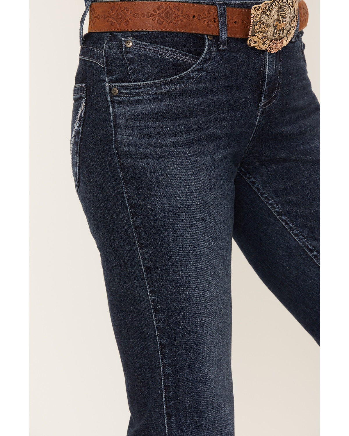 Wrangler Women's Q Baby Mid Rise Cut Ultimate Riding Jean, Boot S 並行輸入品