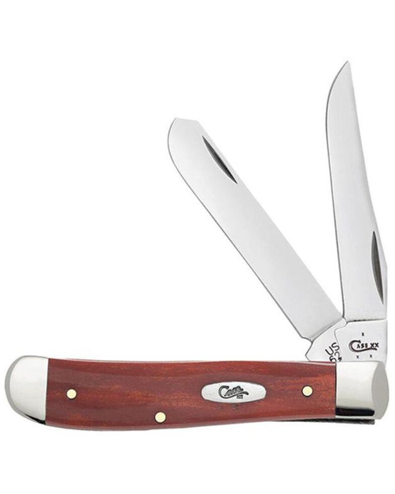 W.R. Case & Sons Smooth Chestnut Bone Mini Trapper Knife, Brown, hi-res