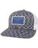 Image #1 - HOOey Men's Doc Patch Southwestern Print Trucker Cap , Blue, hi-res