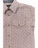 Image #2 - Cody James Toddler Boys' Printed Short Sleeve Snap Western Shirt, Burgundy, hi-res