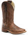 Image #1 - Double H Men's Bregman Western Boots - Broad Square Toe, Brown, hi-res
