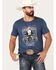 Cody James Men's Take Aim Short Sleeve Graphic T-Shirt, Navy, hi-res