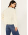Miss Me Women's Crochet Long Sleeve Top, Cream, hi-res
