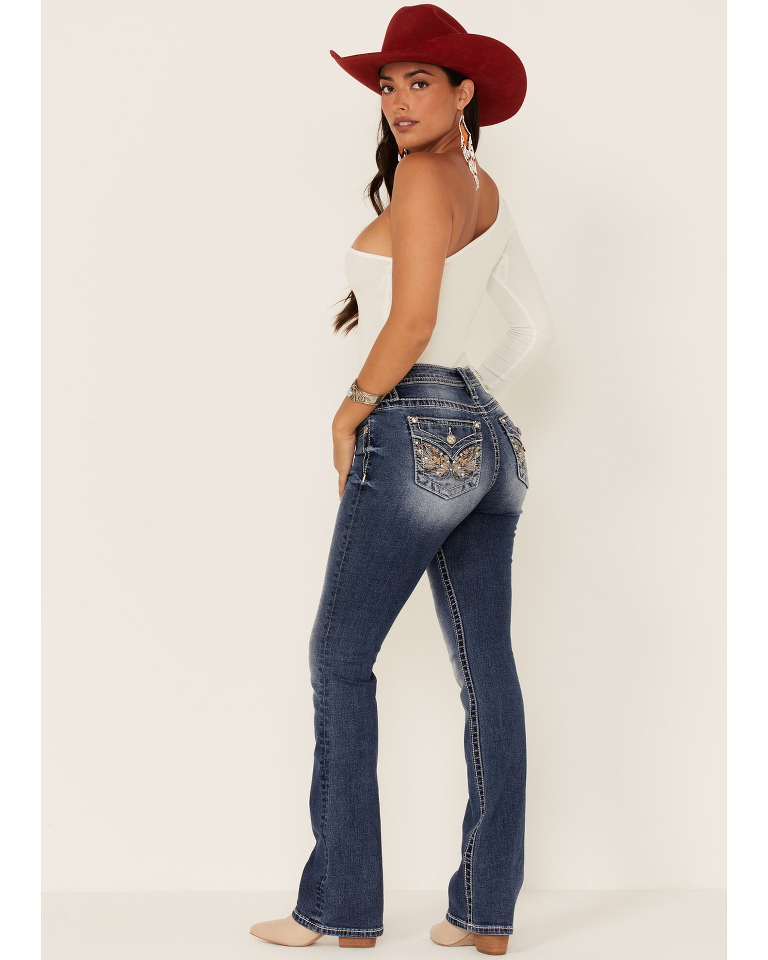 Product Name Miss Me Women s Graceful Angel Bootcut Jeans