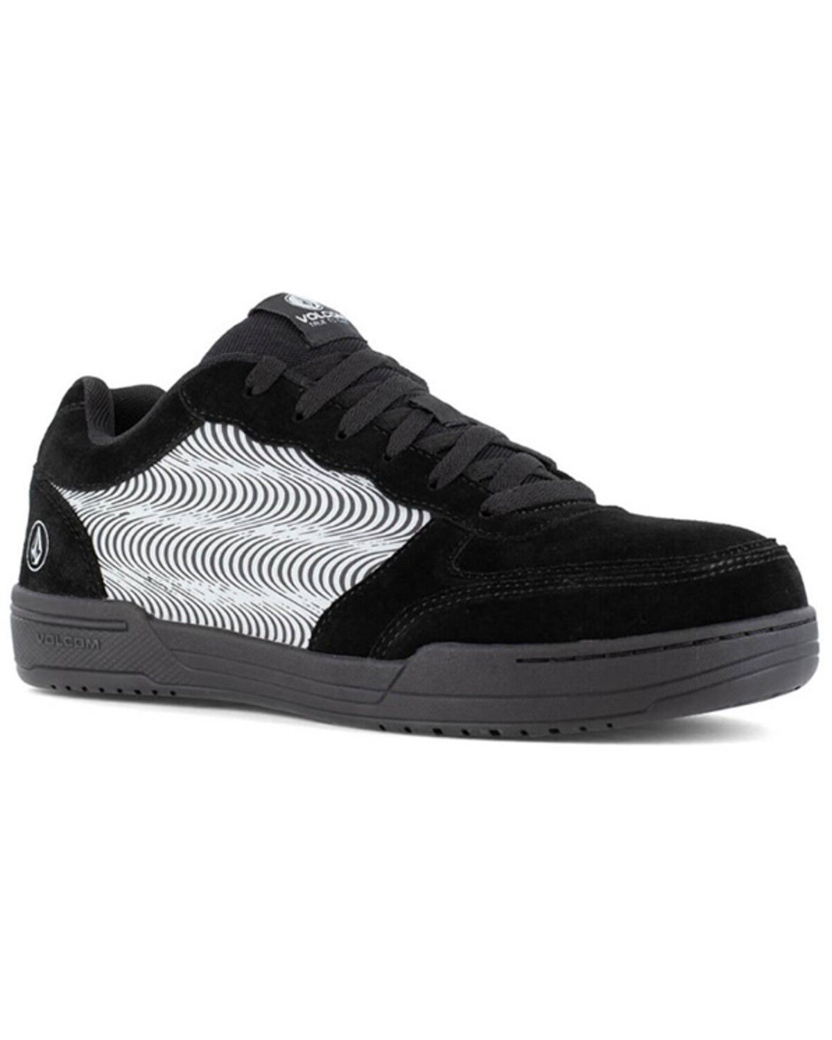 Image #1 - Volcom Women's Hybrid Skate Inspired Work Shoes - Composite Toe, Black, hi-res