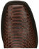 Image #6 - Nocona Men's Mescalero Snake Print Western Boots - Broad Square Toe, Cognac, hi-res