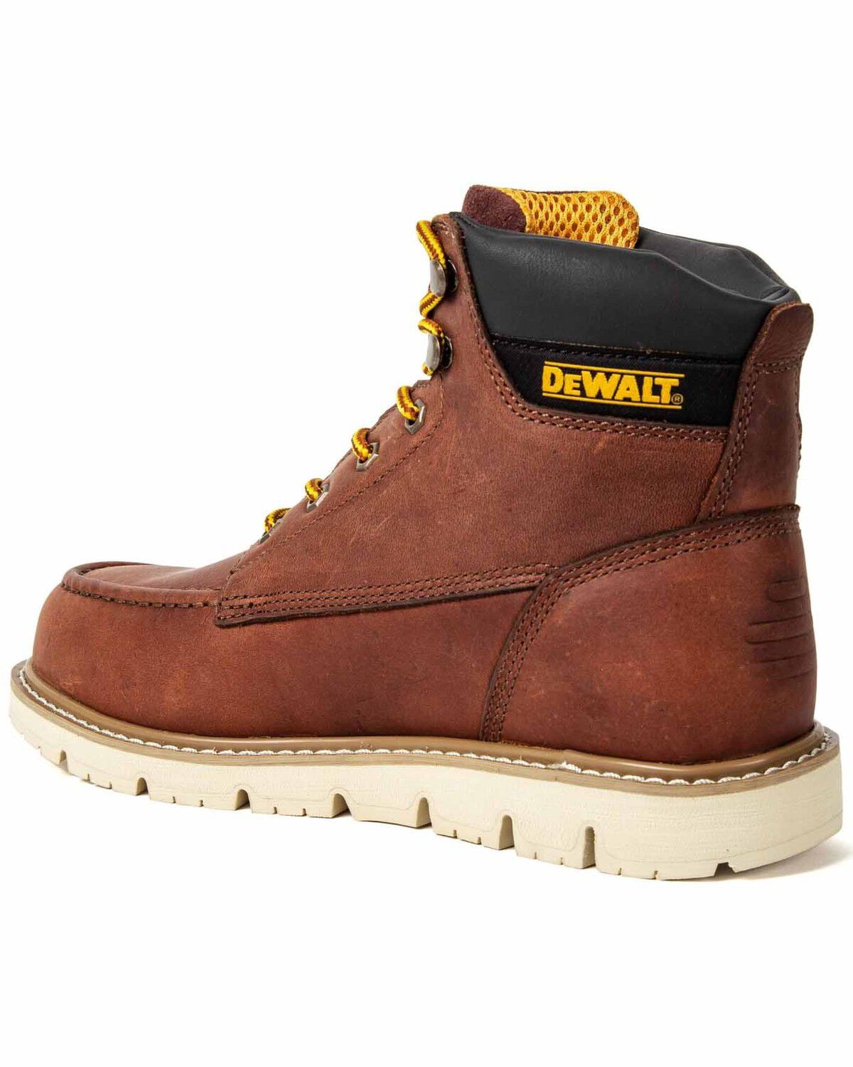 Image #2 - DeWalt Men's Flex Lace-Up Work Boots - Moc Toe, Wheat, hi-res